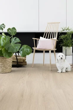 Lame PVC clipsable Senso Clic Premium Rigide acoutisque bois clair 22,9 x 149,2 cm, (vendue au carton)-Gerflor