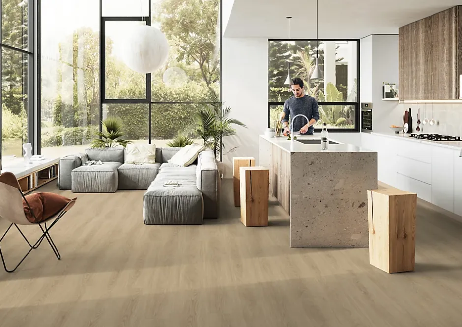 Lame PVC clipsable Senso Clic 3 décor bois scandinave 21,2 x 123,9 cm, (vendue au carton)-Gerflor Sale