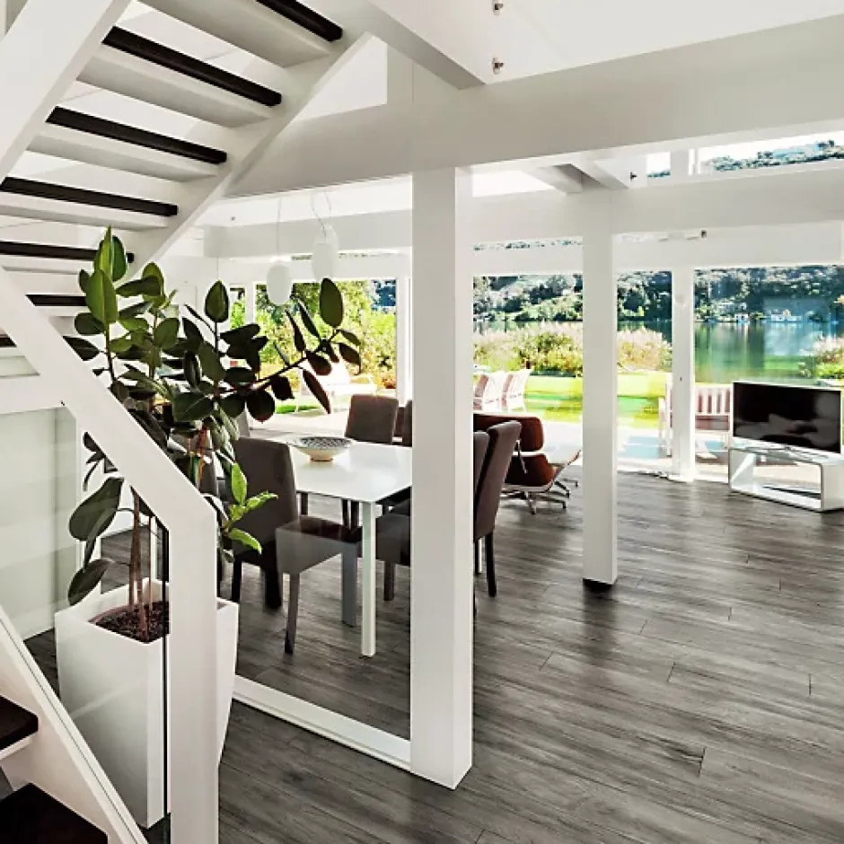 Décoweb Lame sol XXL Stratifié - KronoSwiss V4 Helvetic - Lac de Neuchâtel 5G - Paquet de 1,801 m²