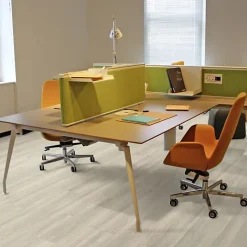 Gerflor Lame vinyle - Creation 40 rigid acoustic à clipser - Bostonian oak Beige - Paquet de 2 m²