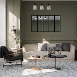 GoodHome Lames PVC Clipsable - Ep. 4 mm - GARANTIE 15 ans - Bois Gris Clair - Dimensions L 122 x l 18 cm