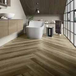 Reflex Boutique Lames PVC 5.5mm à clipser Stelvio noisette 18,2x122 cm - Réflex Boutique