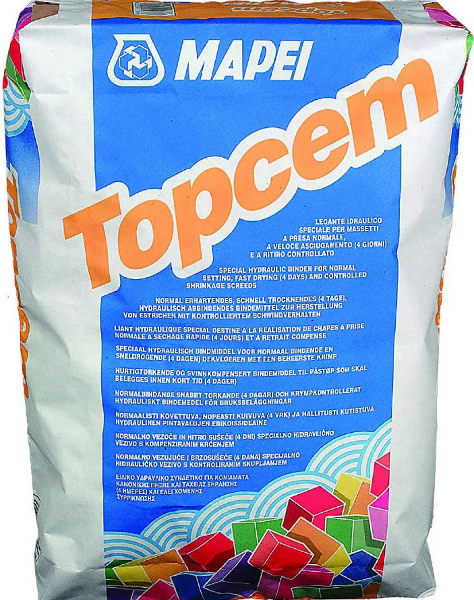 Liant hydraulique pour réalisation de chape TOPCEM - Sac de 20 kg-Mapei Hot