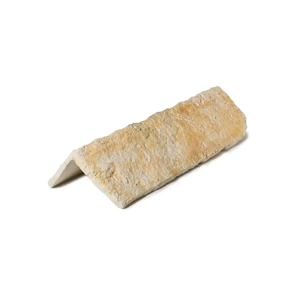 Ro'Ma Nature Linteau pierre de parement extérieur Province ton doré - 90 cm (à l'unité) -