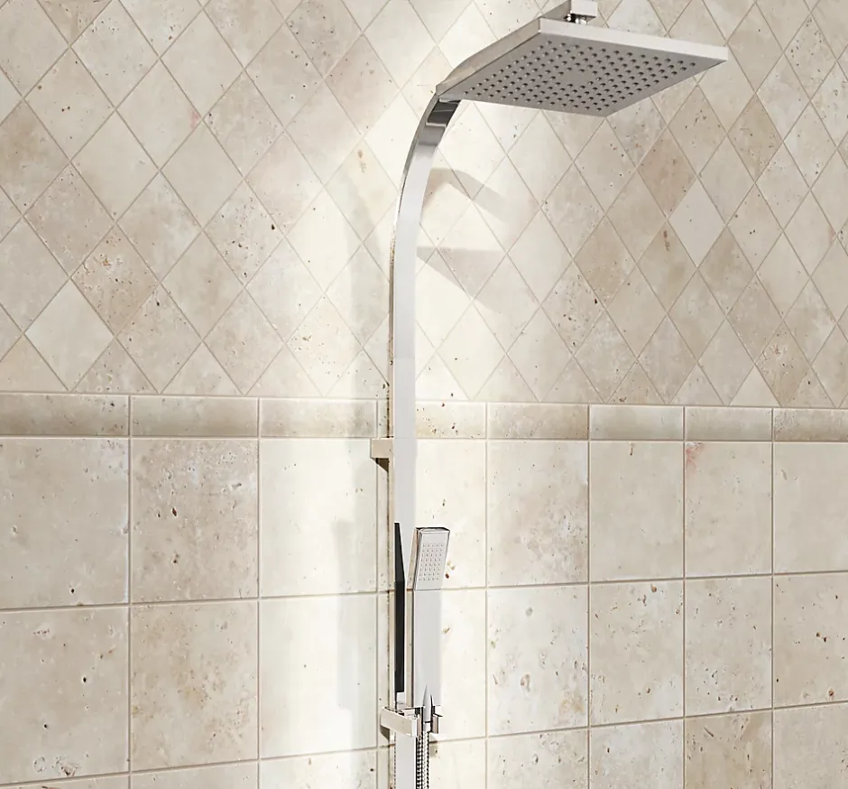 GoodHome Listel beige 2,5x20cm Travertino pierre naturelle