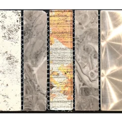 Casa Linéa LISTEL CHARLESTON GREY VERTICAL 1 PIÈCE 10 X 30 CM CASA LINEA