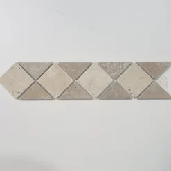 Albedo Pierre Listel En Travertin Mix - 6,7X31,5X0,8 CM