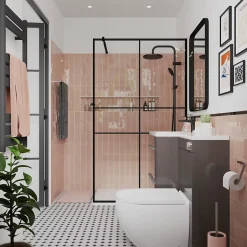 Listel noir 2 x 60 cm Palmi-GoodHome Clearance