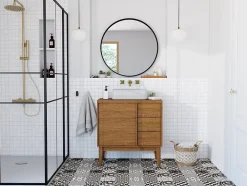 Listel noir 1x60cm Homma intérieur-GoodHome Discount