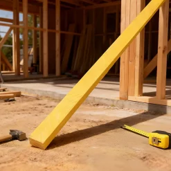 Liteau traité 27 x 40 mm L.4 m jaune