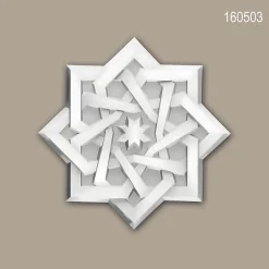 Élément décoratif 160503 Rosace diametre 9,1 cm-Profhome New