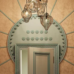 Élément décoratif 160503 Rosace diametre 9,1 cm-Profhome New