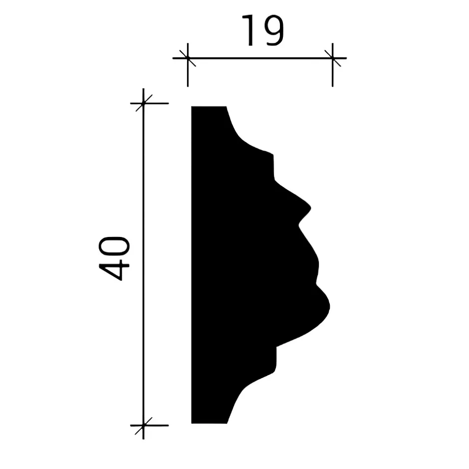 Élément de coin 152292 Élement décorative-Profhome Hot