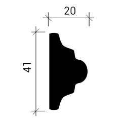 Élément de coin 152289 Élement décorative-Profhome Online