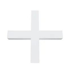 Diall Lot 250 croisillons en X écart 6 mm