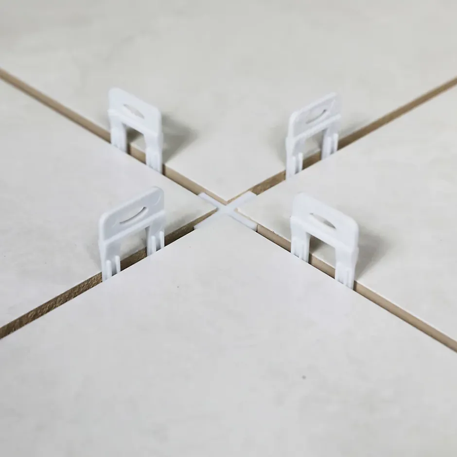 Diall Lot 100 croisillons niveleurs écart 3 mm