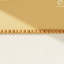 Lot 5 Moulures Décoratives Perle Brut- 100 x 2 cm - Bois de hêtre massif - Style Parisien - A peindre-Decoparisienne Best