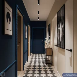 Decoparisienne Lot 6 Moulures Décoratives Torsade Brut - 4.5x120 cm - Bois de hêtre massif - Style Parisien - A peindre