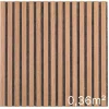 Quiet Wall Lot 2 Panneaux Muraux Acoustiques en Bois - 60x60cm - Cerisier Naturel - A Lattes - Panneau Tasseau de Bois Naturel