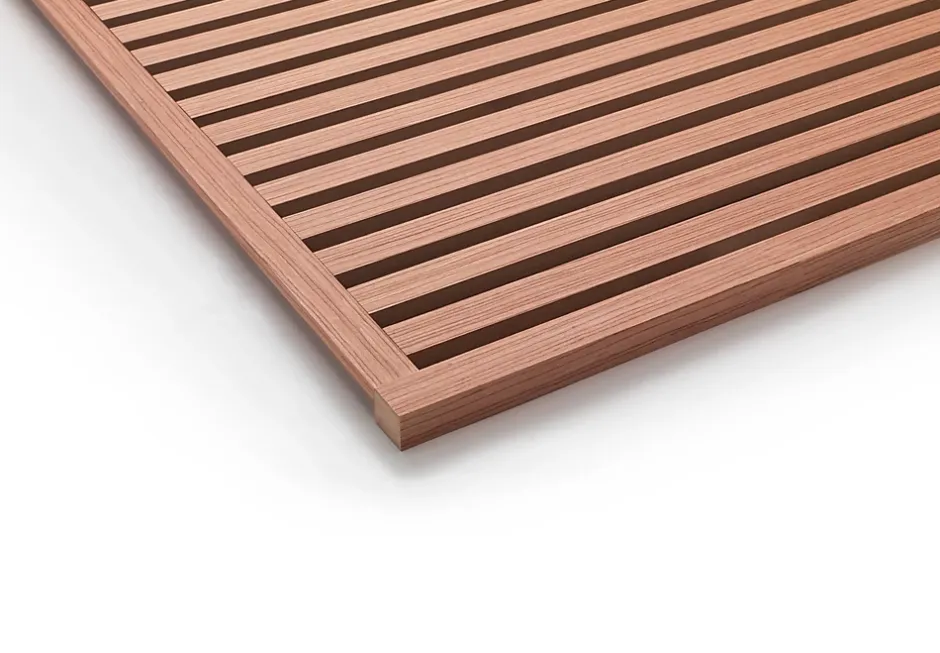 Quiet Wall Lot 2 Panneaux Muraux Acoustiques en Bois - 240x60cm- 3.12 m² - Cerisier Naturel - A Lattes - Panneau Tasseau de Bois