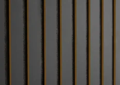 Lot 4 pièces - Panneau Acoustique - Noir Mat - Feutrine Noir - 240x60x1.1cm-Mpdiscount Sale