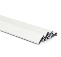 Avosdim Lot 4 Profils Moustiquaire Cadre recoupable - Longueur 200cm - Alu Blanc