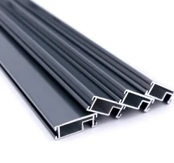 Lot 4 Profils Moustiquaire Cadre recoupable - Longueur 100cm - Alu Gris Anthracite-Avosdim Online