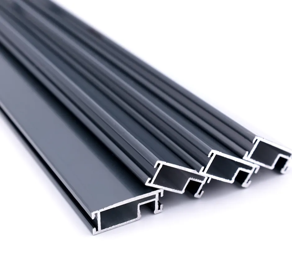 Lot 4 Profils Moustiquaire Cadre recoupable - Longueur 100cm - Alu Gris Anthracite-Avosdim Online