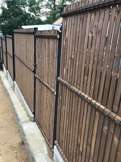 Wood&Sens Lot de 25 Champlats Sapin Traité marron, L.2,50 m x l.3,75 cm x Ep.7,3 mm