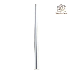 Lot de 10 Cimaises Classiques Prépeint Blanc MDF, L.2,44 m x l.5,8 cm x Ep.18 mm-Wood&Sens Sale