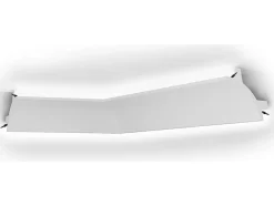 Lot de 3 corniches plafond en polystyrène L290 x l4.7 x H10 cm blanc - IONITA-Vente-unique Clearance