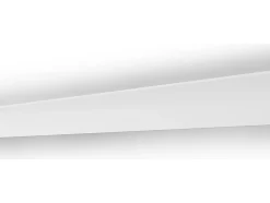 Lot de 3 corniches plafond en polystyrène L290 x l1.4 x H5 cm blanc - RENODA-Vente-unique