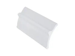 Vente-unique Lot de 3 corniches plafond en polystyrène L290 x l4.6 x H9 cm blanc - DORICA