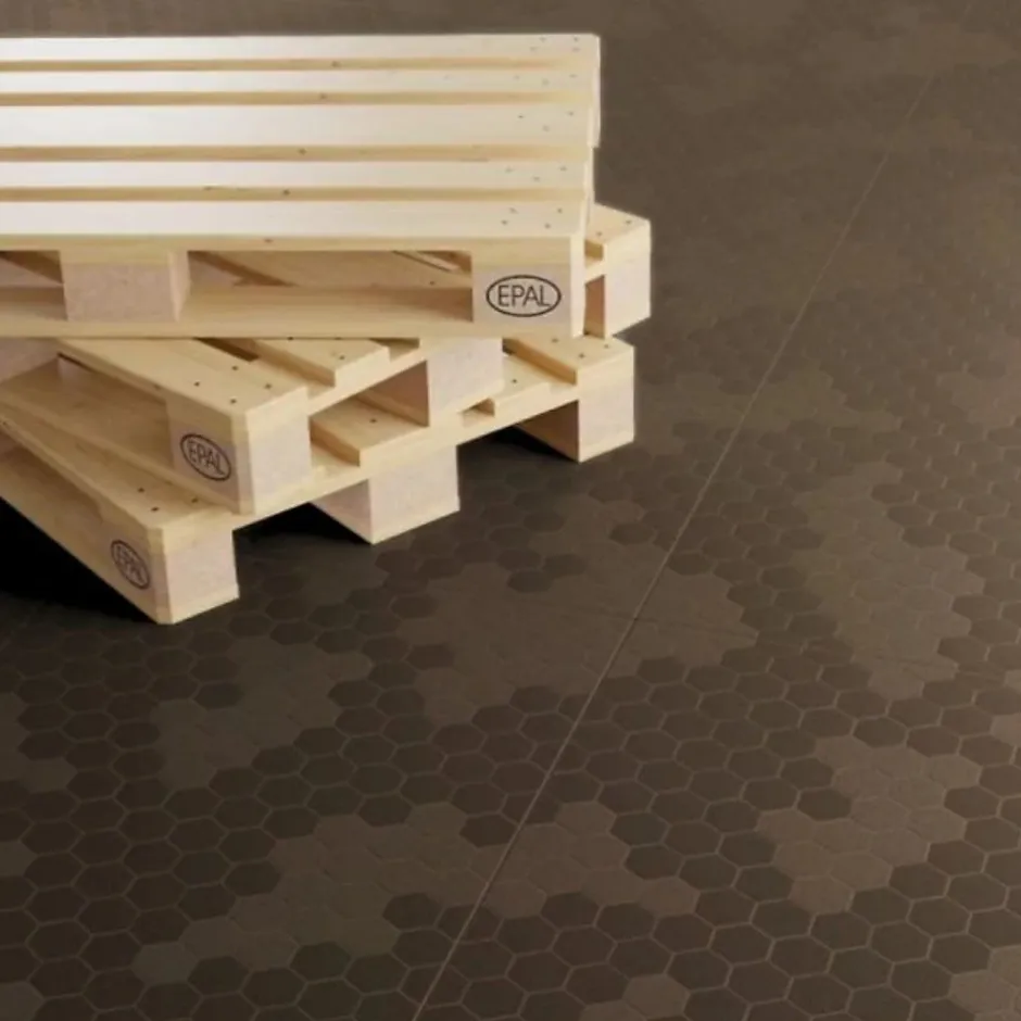 Lot de 10 Dalles de sol Clipsables Marron Taupe 116x76x3cm Polypropylène Revêtement de Sol Modulable 7.69m2-Intec Outlet