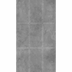 Decoon Lot de 8 Dalles Murales Douche SPC/PVC Décor effet Pierre Gris - 38,9x77,8cm - 2,42M²