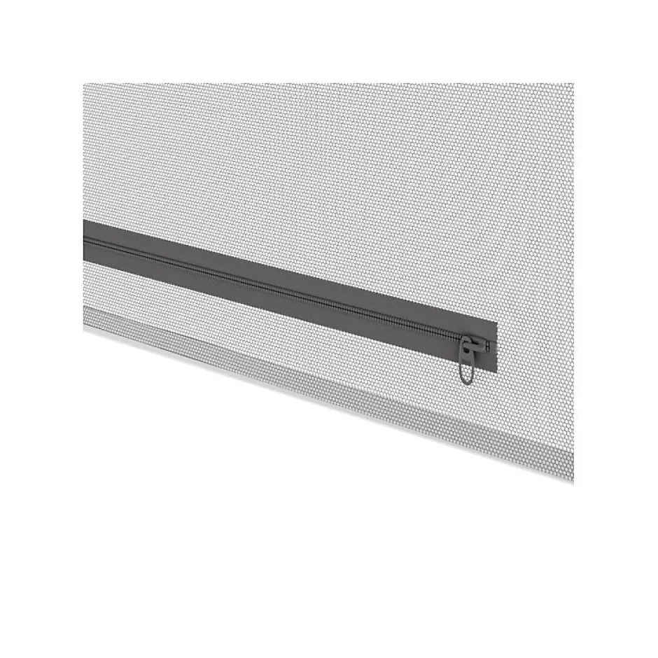 Volet-Moustiquaire Lot de 2 Moustiquaires fenêtre de toit 150x150 cm gris