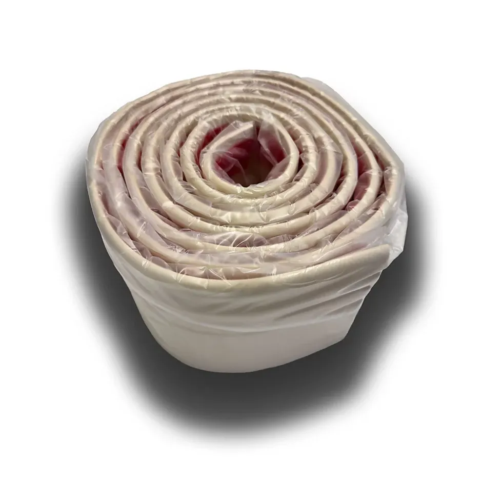 Eternal Parquet Lot de 3 mètres linéaires de plinthe auto-adhésive flexible DUCALE IVOIRE 155x12mm (sans colle, clous ni découpes)