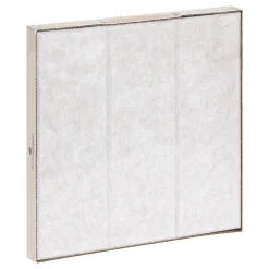 Lot de 4 panneaux décoratifs Feutrine gris 30x30cm - Atmosphera-Atmosphera Créateur D'Intérieur Clearance