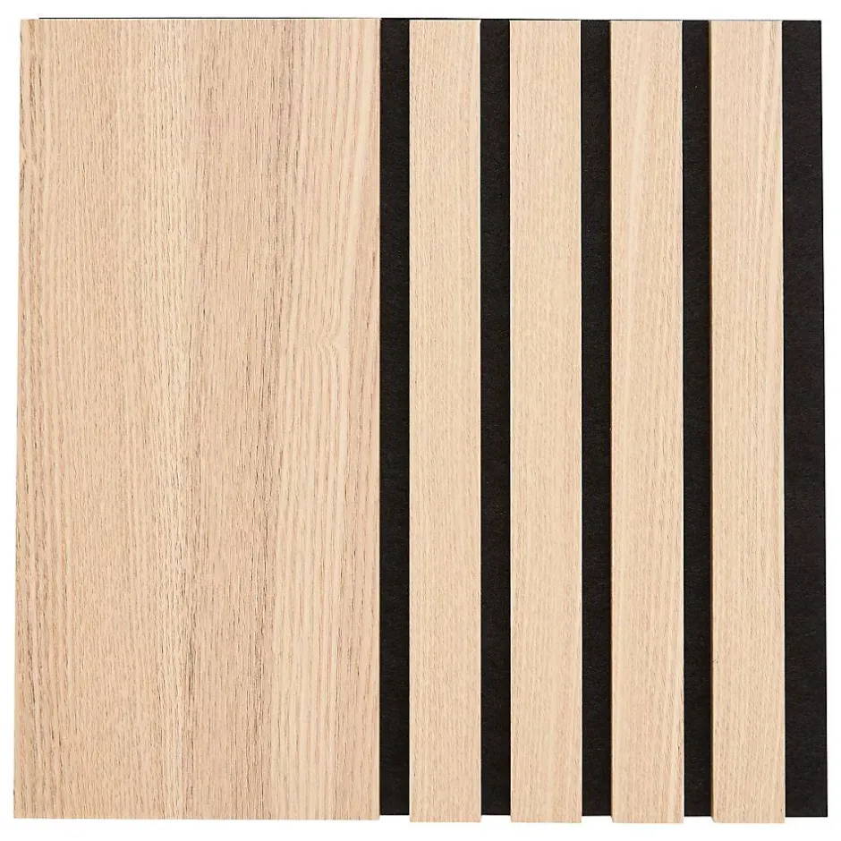 Lot de 3 panneaux décoratifs Colva beige fond noir 30x30cm - Atmosphera-Atmosphera Créateur D'Intérieur Clearance