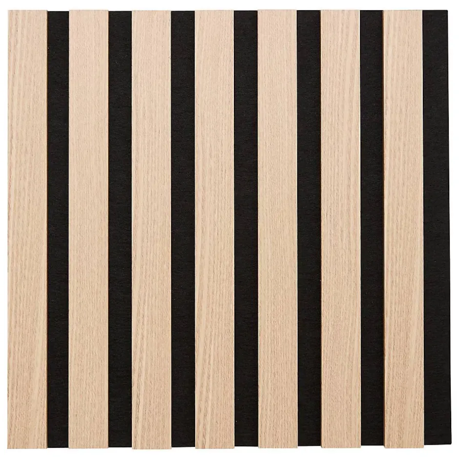 Lot de 3 panneaux décoratifs Colva beige fond noir 30x30cm - Atmosphera-Atmosphera Créateur D'Intérieur New