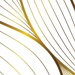 99Deco Lot de 2 panneaux de douche en PVC (90x220 & 120x220 cm) + profilés blanc - Sotma - Blanc et doré