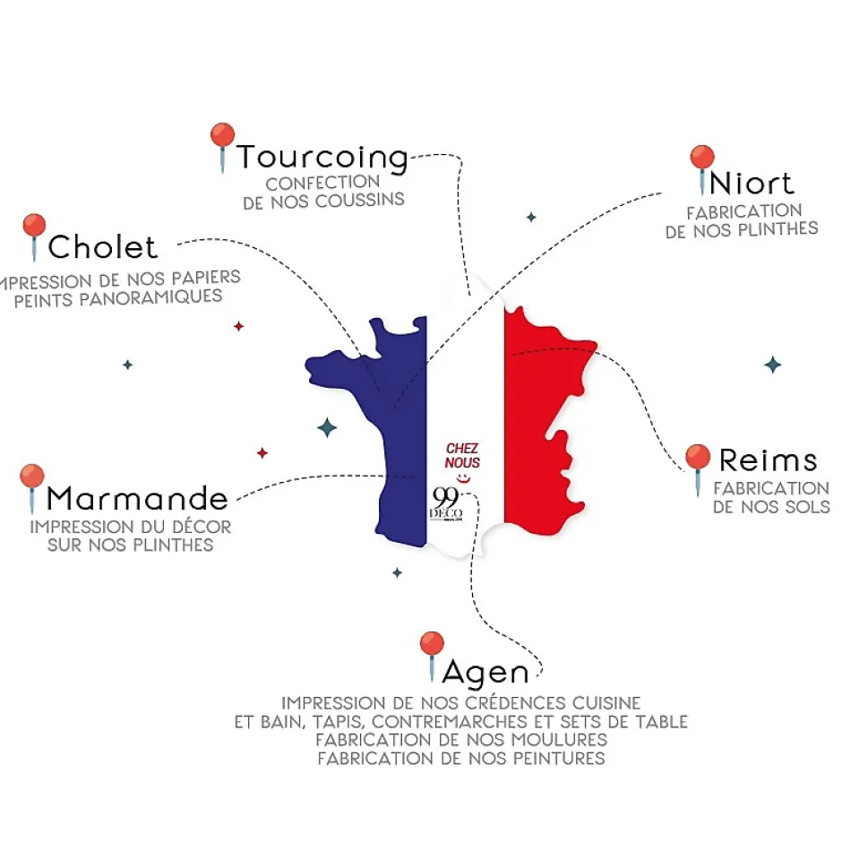 99Deco Lot de 2 panneaux de douche en PVC (90x220 & 120x220 cm) + profilés blanc - Hexa Travertin - Gris