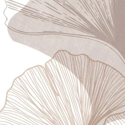 99Deco Lot de 2 panneaux de douche en aluminium (90x220 & 120x220 cm) + profilés blanc - Motif Floral - Gingko Blanc