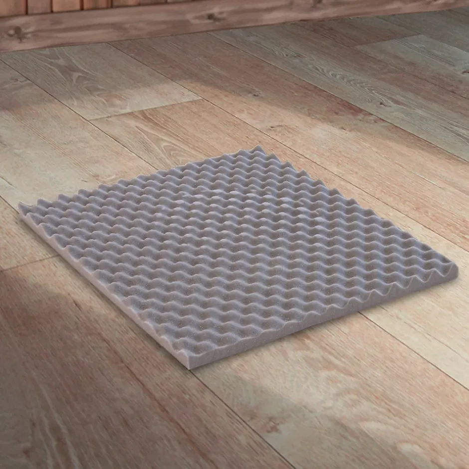 Lot de 4 panneaux de mousse acoustique 50x50 cm Epaisseur 3 cm-Matelas Pour Tous Outlet