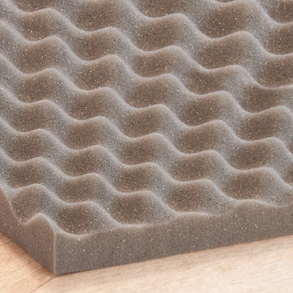 Lot de 4 panneaux de mousse acoustique 50x50 cm Epaisseur 3 cm-Matelas Pour Tous Outlet