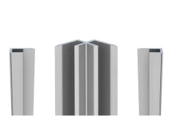 Lot de 2 panneaux muraux de douche vert clair en aluminium avec profilés - L90 x L120 x H210 cm - ITZIAR-Vente-unique Discount