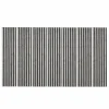 Decoon Lot de 7 Panneaux muraux tasseaux bois 120 x 30 x 1,9 cm - Tête de lit - Lamelles décor marbre gris / feutrine noir - 2,52m²