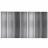 Lot de 7 Panneaux muraux tasseaux bois 120 x 30 x 1,9 cm - Pack tête de lit - Lamelles alu / feutrine noir - 2,52m²-Decoon Sale
