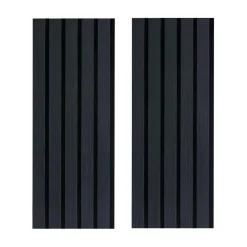 Lot de 2 panneaux tas Decowall Acoustic coul chêne lave sur feutrine 2600x300x17mm-Forestea Outlet