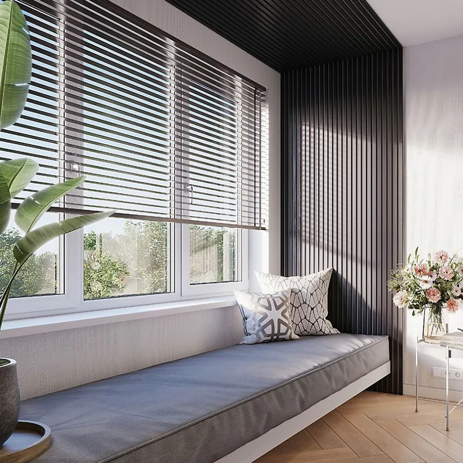 Lot de 2 panneaux tas Decowall Acoustic coul noir sur feutrine grise 2600x300x17mm-Forestea Clearance